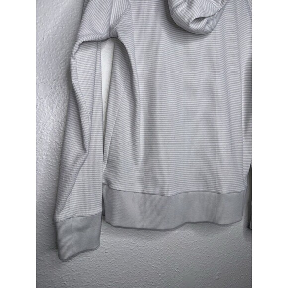 Kuhl Women's Stria Hoodie Size Small Pullover Gray White Striped Lightweight - Picture 14 of 16